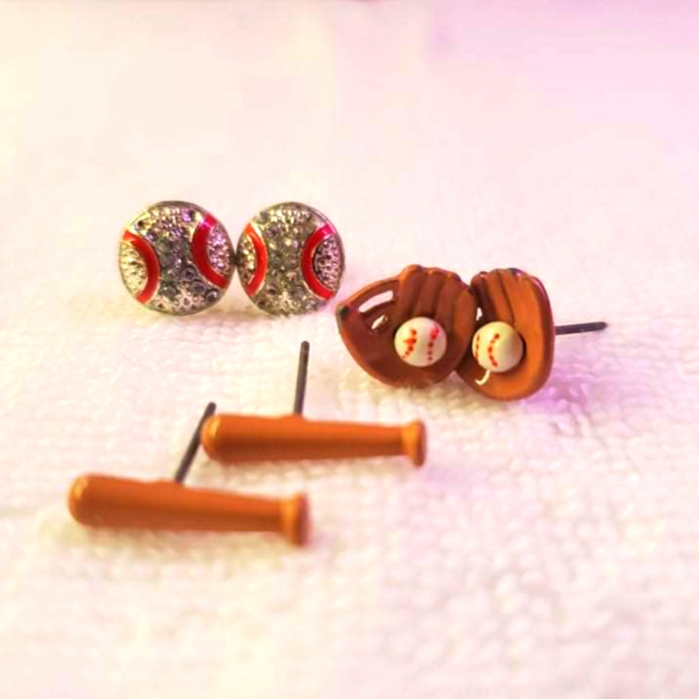 Baseball Softball Earrings